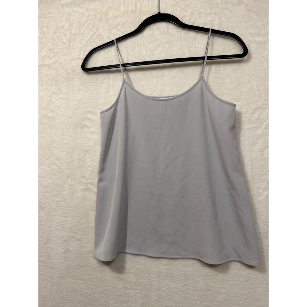 Uniqlo Camisole Top Womens XS Gray Spaghetti Strap Minimalist Layering Tank